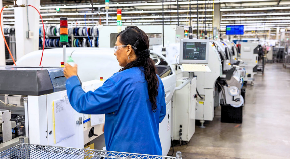 SMT Line for PCBA at RiverSide Integrated Solutions