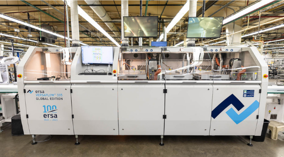 A selective solder machine at RiverSide Integrated Solutions